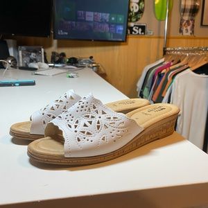 $80  Spring Step Wedge Slide Sandals - Estella
